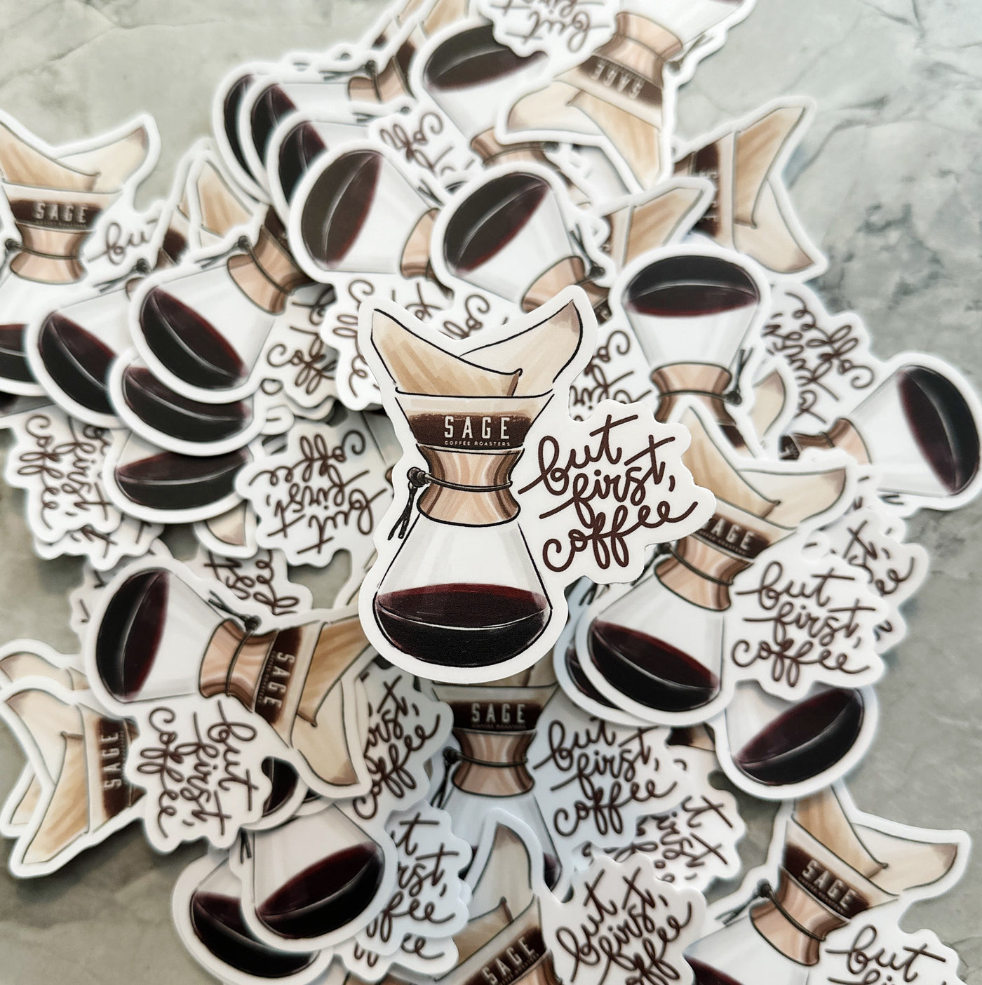 But First Coffee Sticker